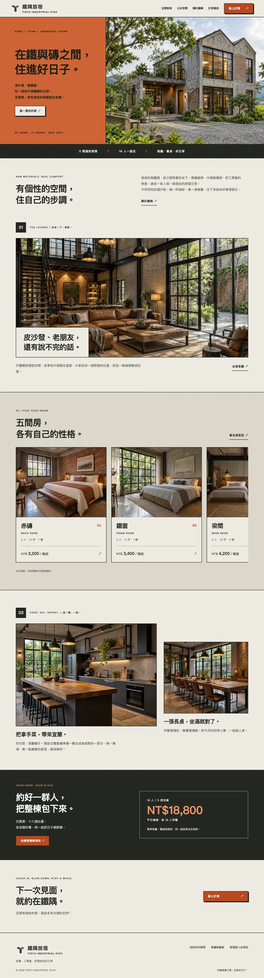 鐵隅網站首頁整頁截圖